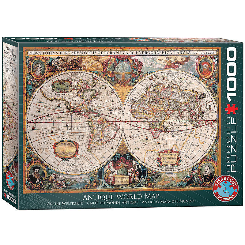 Puzzle 1000 mapa świata orbis geographica 6000-1997