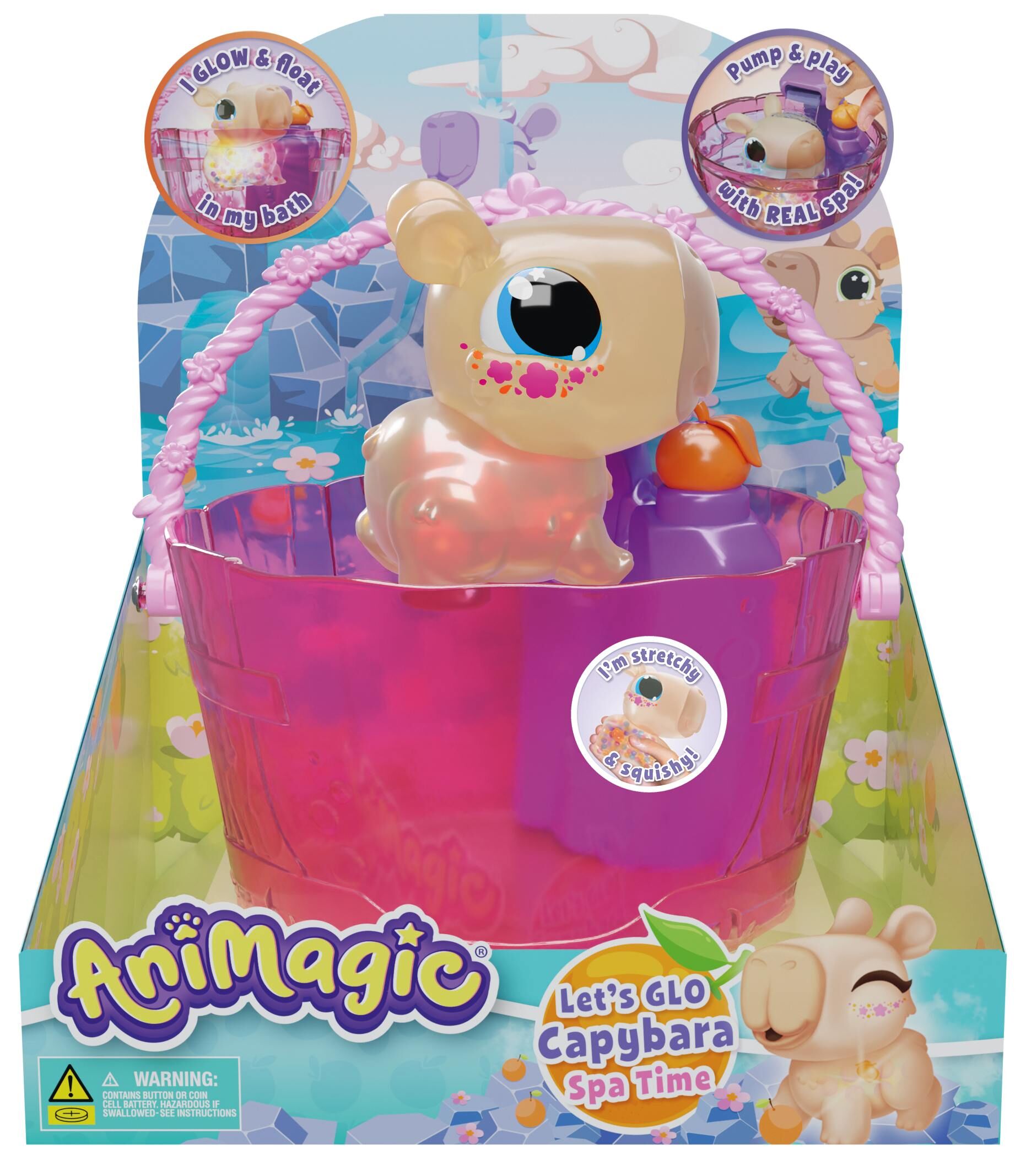 Capybara Spa Time  Let's Glo  Animagic Kapibara