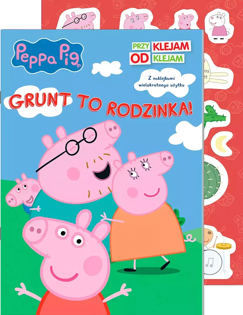 Peppa Pig. Przyklejam Odklejam cz. 5 Grunt to rodzinka