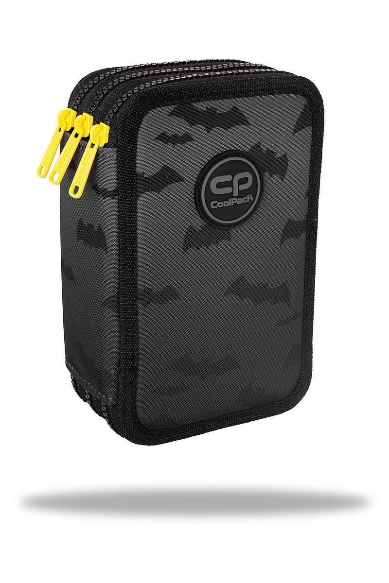 Piórnik 3-komorowy z wyposażeniem coolpack jumper 3 darker night