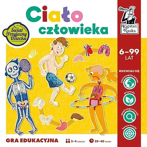 Gra edukacyjna. Ciało człowieka Wyd. 2