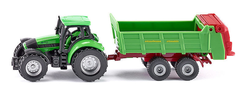 Siku Farmer - Traktor z przyczepą