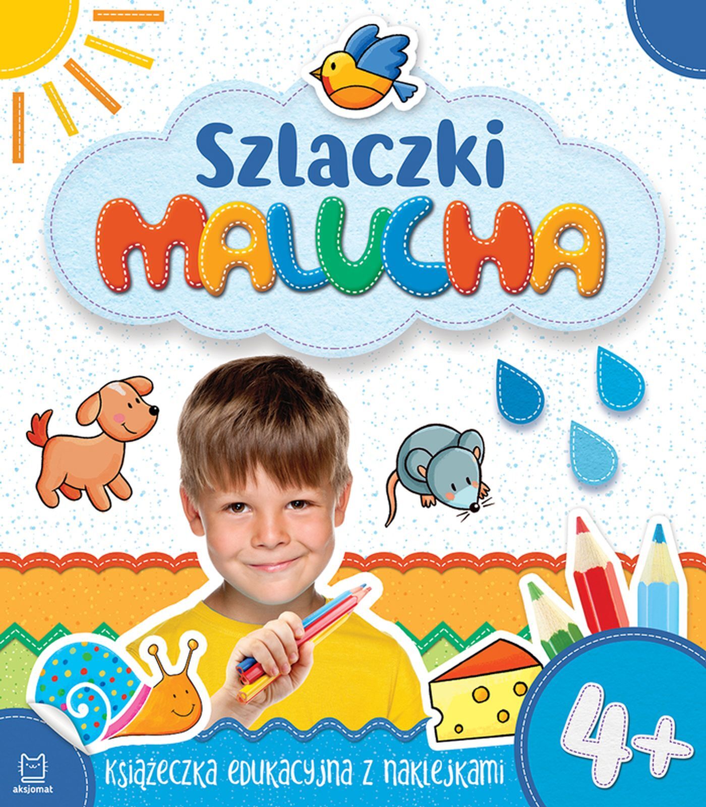 Szlaczki malucha 4+. Książeczka edukacyjna z naklejkami