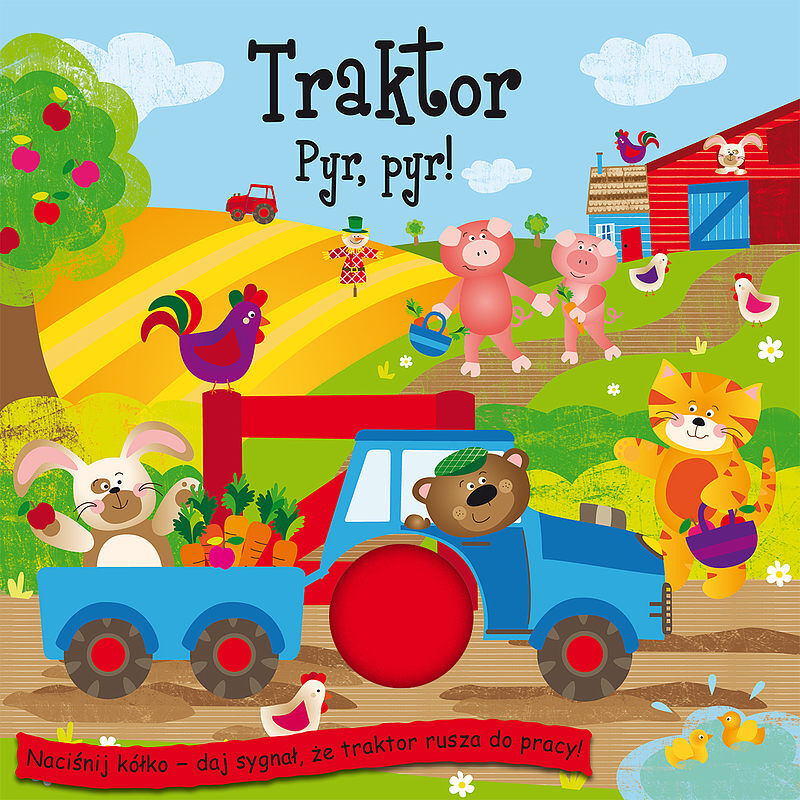 Traktor. Pyr-pyr! Piszczące kółka