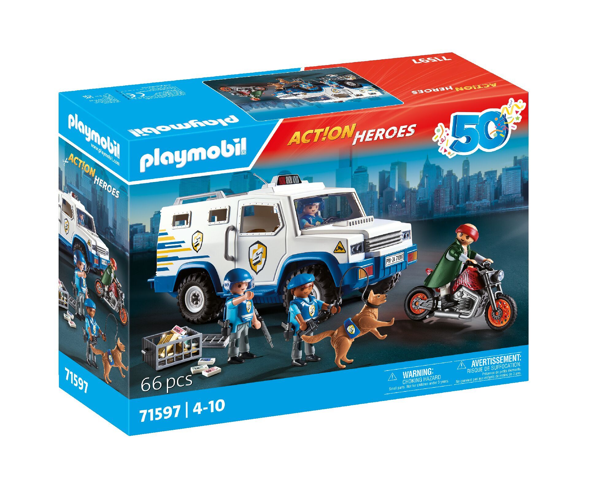 Playmobil Transporter pieniędzy 71597