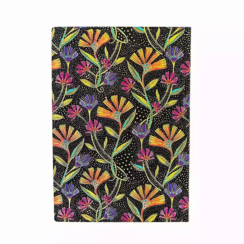 Notatnik w kropki Paperblanks Wild Flowers Midi Flexi