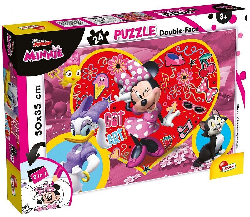 Puzzle dwustronne Minnie 24