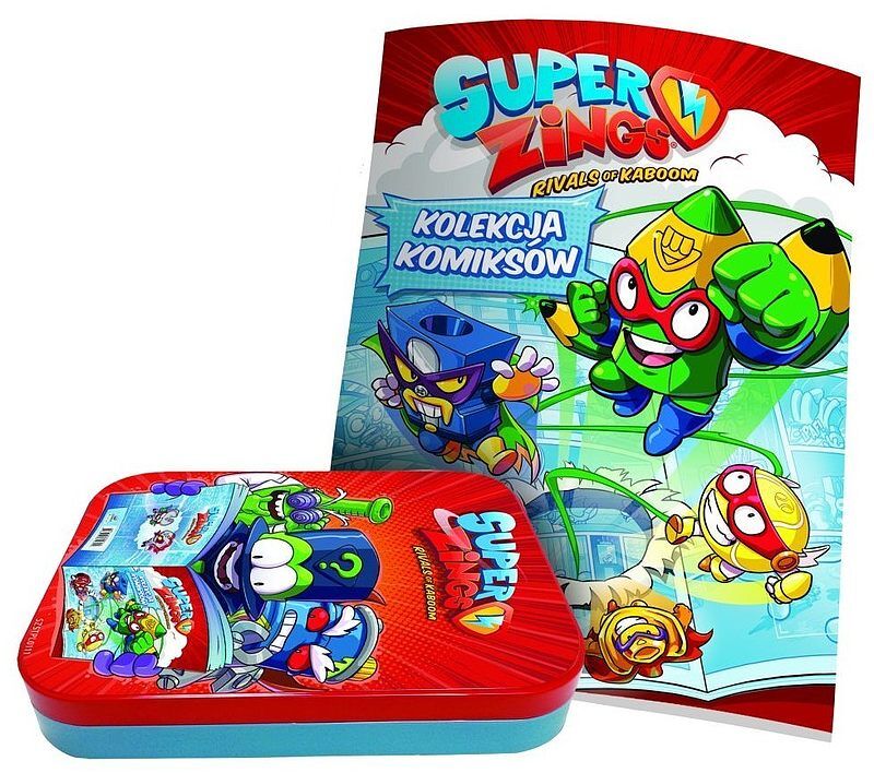 Superzings puszka z komiksem