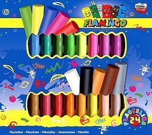 Plastelina Flamingo 24 kol.
