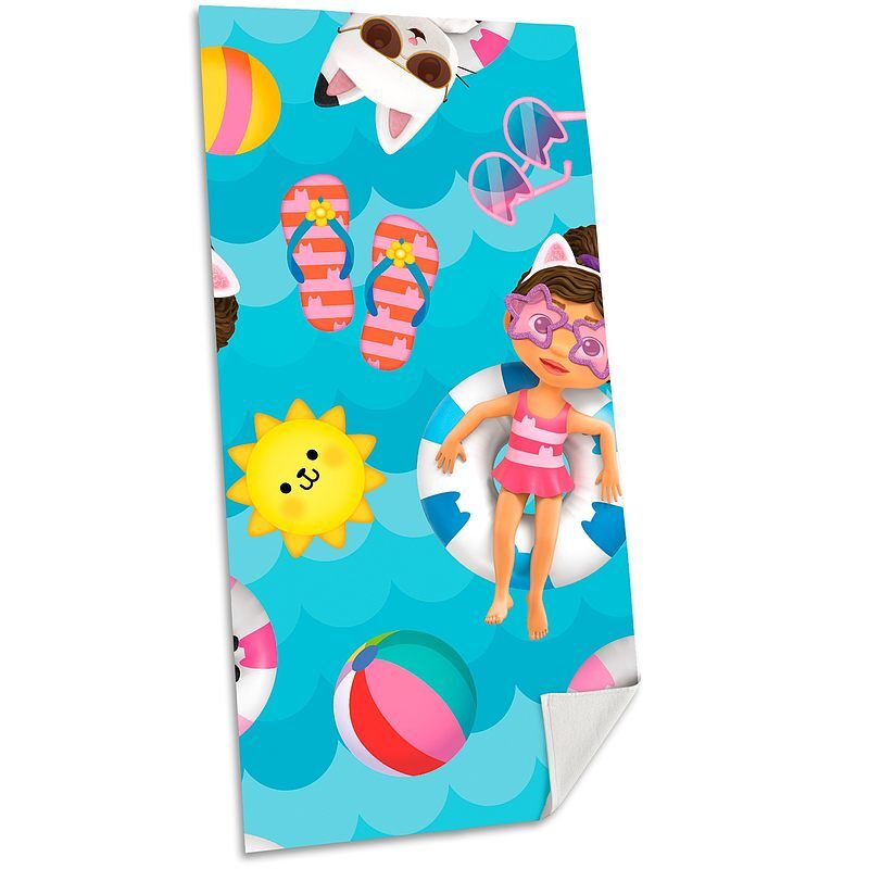 Ręcznik plażowy gabby's dollhouse 70x140 cm gd00003
