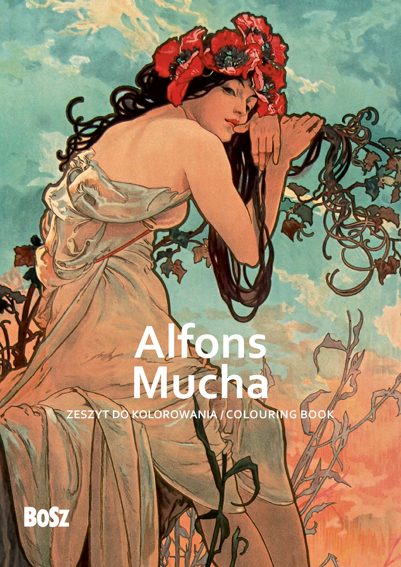 Alfons Mucha - zeszyt do kolorowania