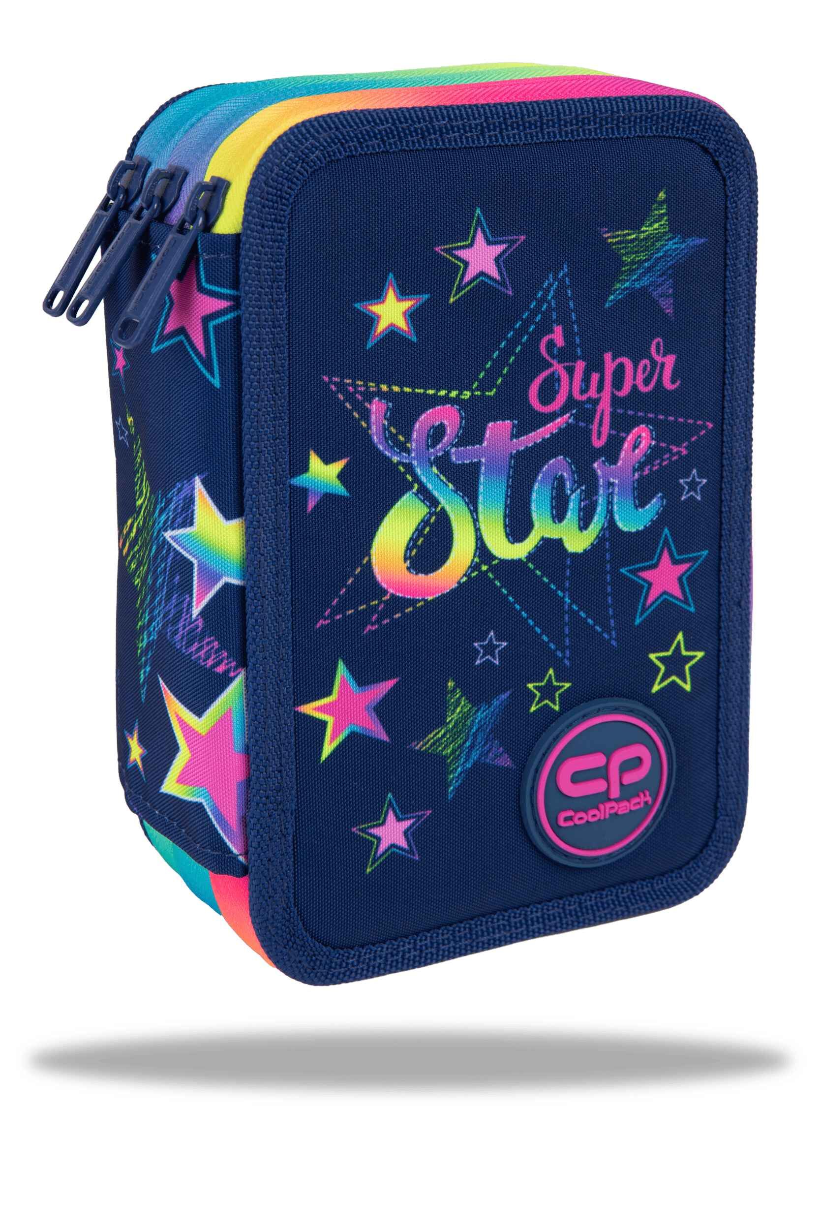 Piórnik potrójny z wyposażeniem Coolpack Jumper 3 Stars