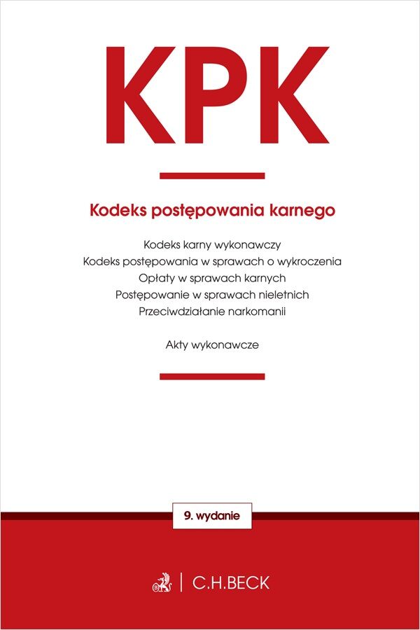 KPK. Kodeks postępowania karnego oraz ustawy towarzyszące wyd. 9