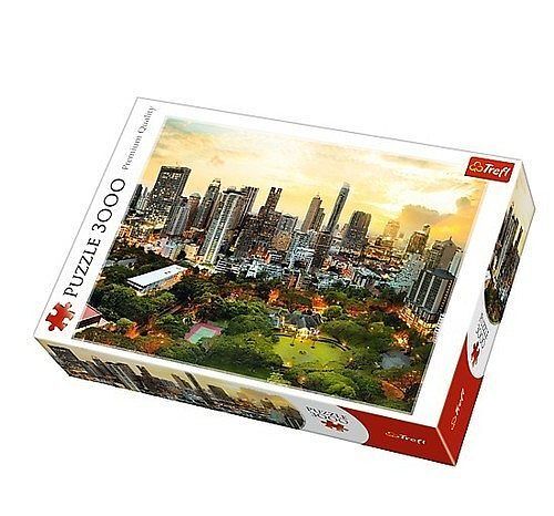 Puzzle 3000 el. Zachód słońca w Bangoku