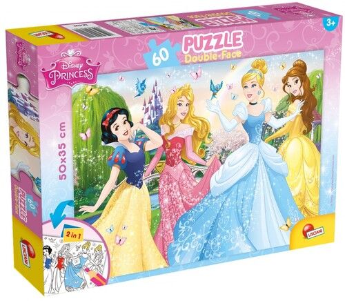 Puzzle dwustronne 60 Księżniczki