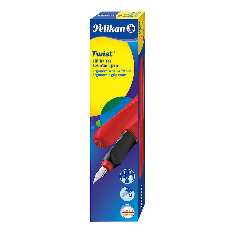 Pióro wieczne pelikan twist fiery red