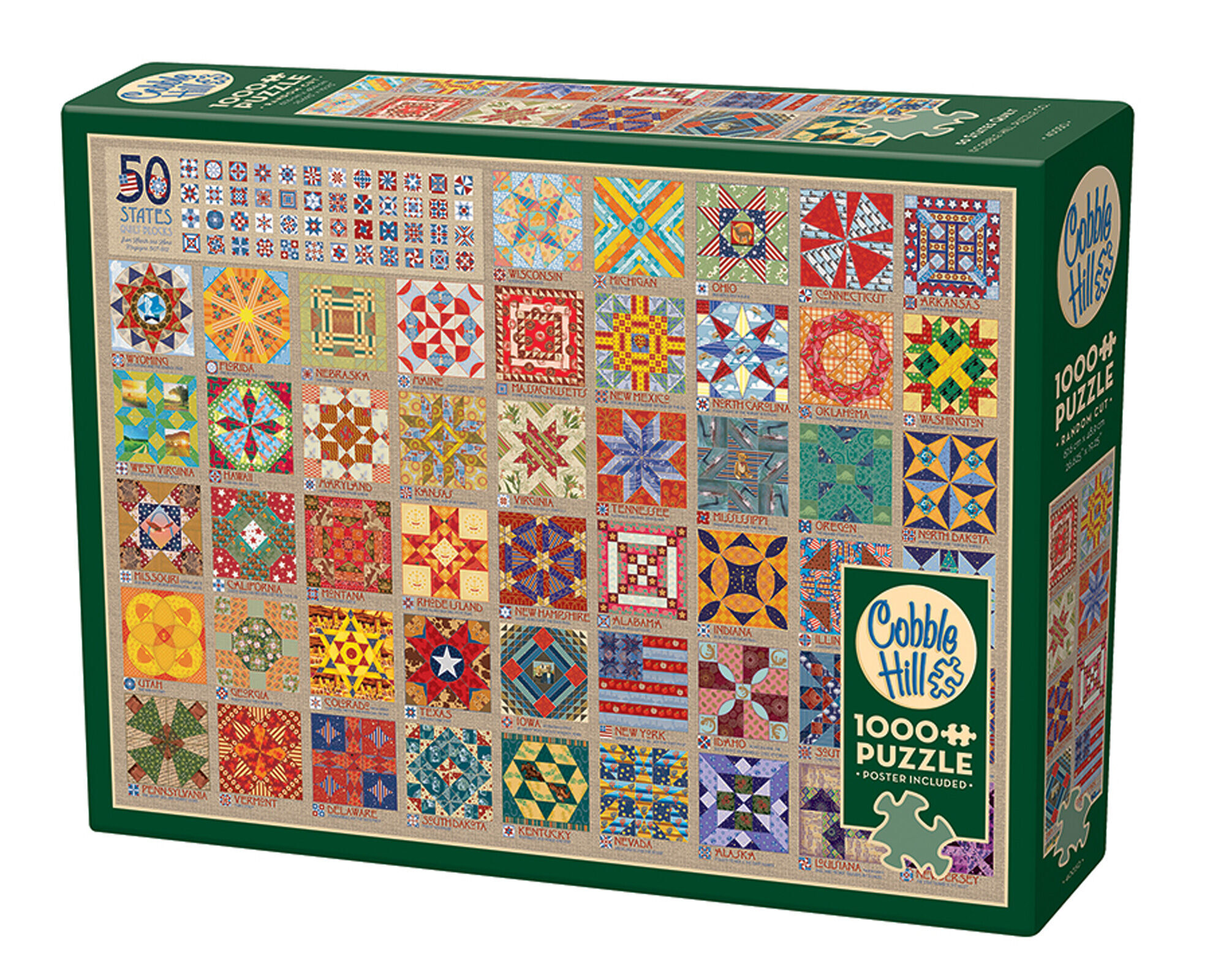 Puzzle 1000 Pięćdziesiąt stanów Ameryki 112198