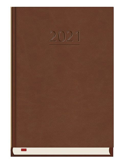 Terminarz 2021 powszechny mip ciemny brąz
