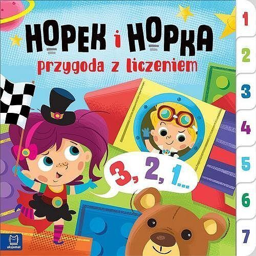 Hopek i Hopka przygoda z liczeniem. Interaktywna książeczka dla dzieci