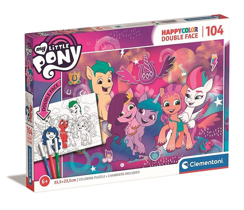 Puzzle 104 super kolor my little pony 25726