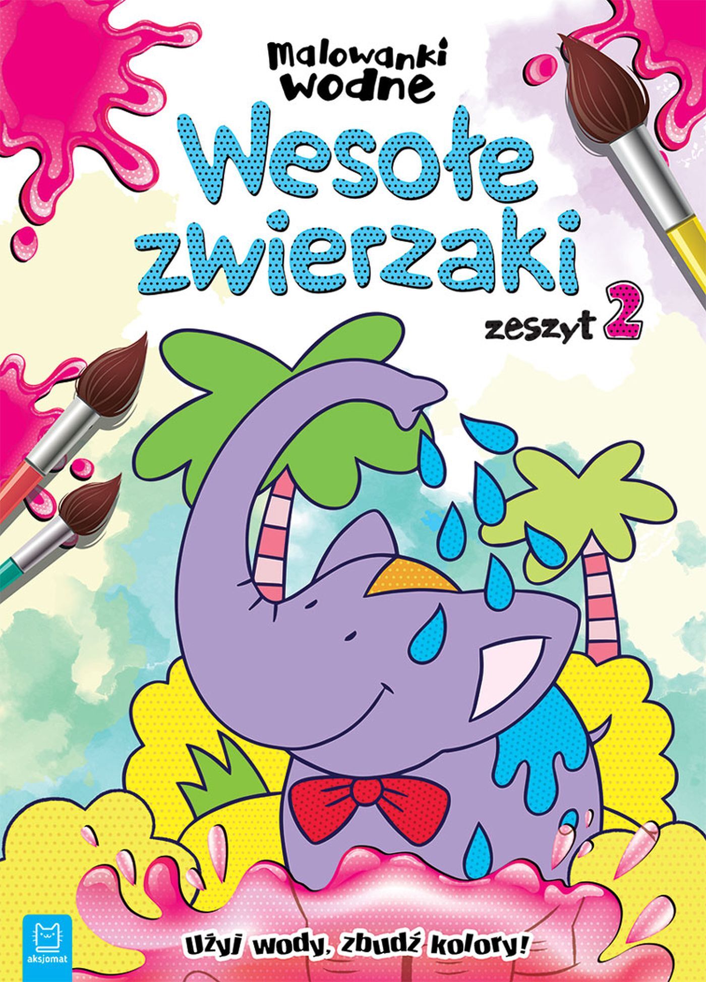 Malowanki wodne. Wesołe zwierzaki z. 2