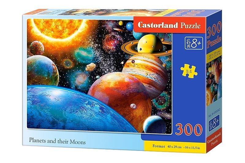 Puzzle 300 planety i ich księżyce b-030262