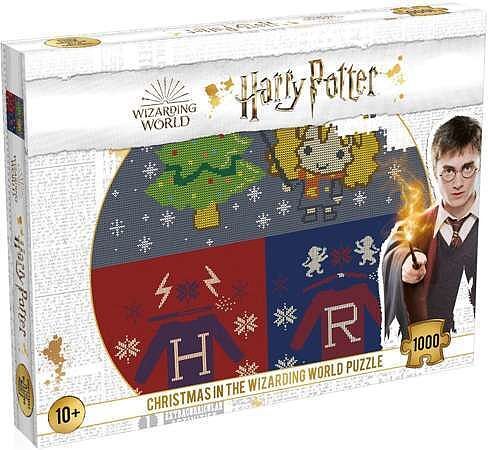 Puzzle 1000 harry potter boże narodzenie w hogwarcie