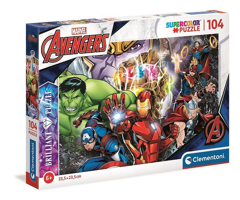 Puzzle 104 brylantowe marvel 20181