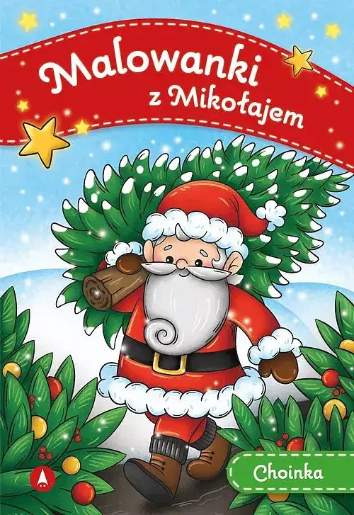 Malowanki z Mikołajem Choinka