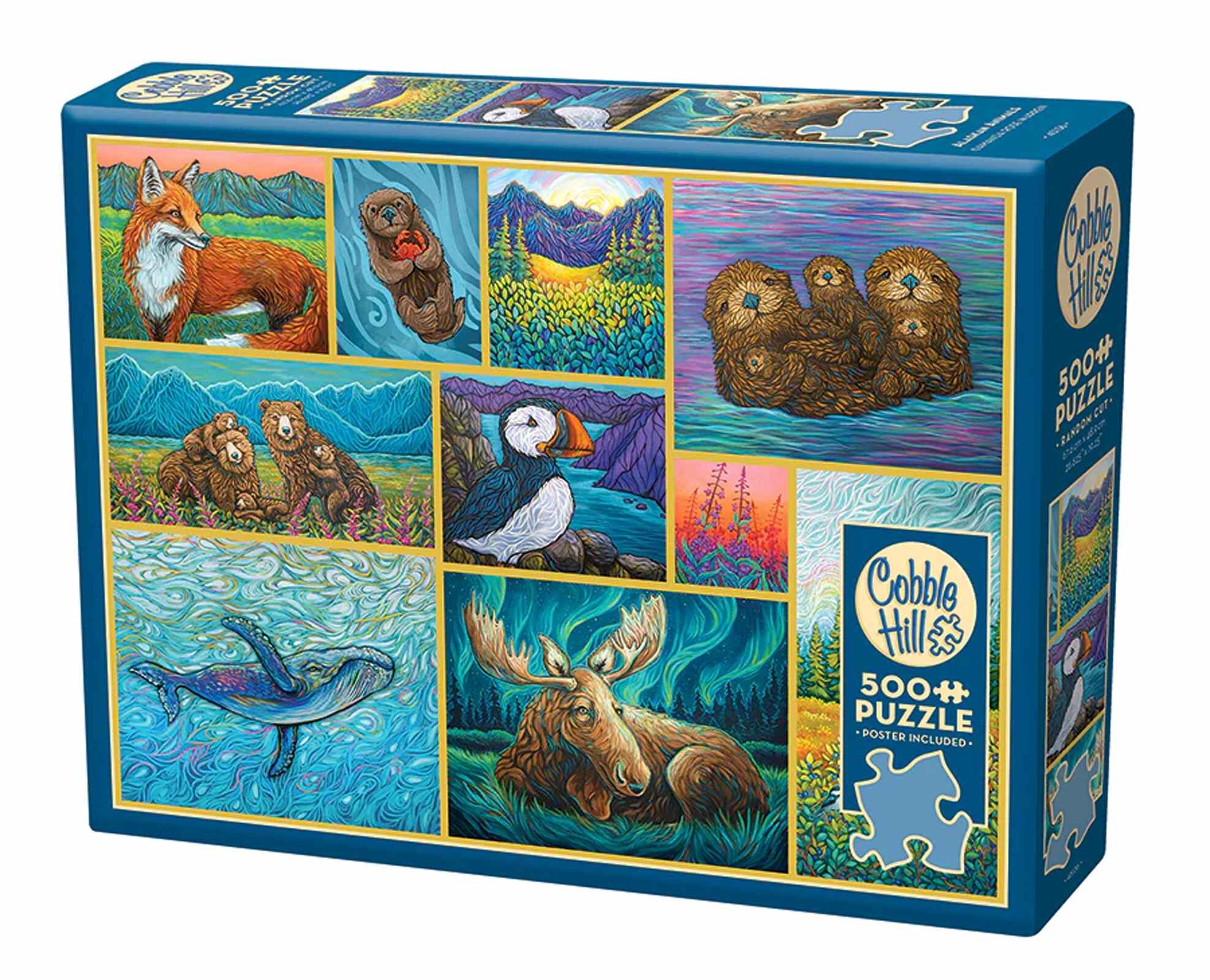 Puzzle 500 Zwierzęta Alaski 113771