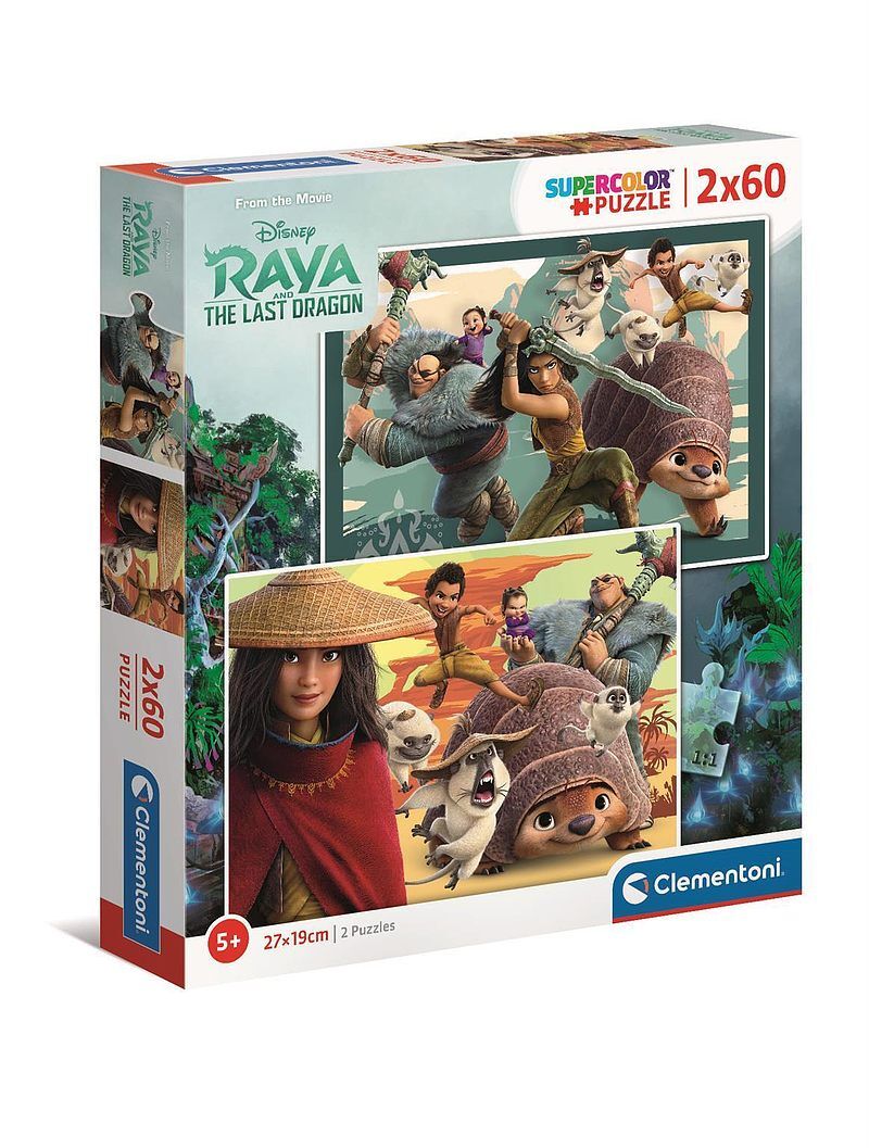 Puzzle 2x60 super color raya i ostatni smok 21616