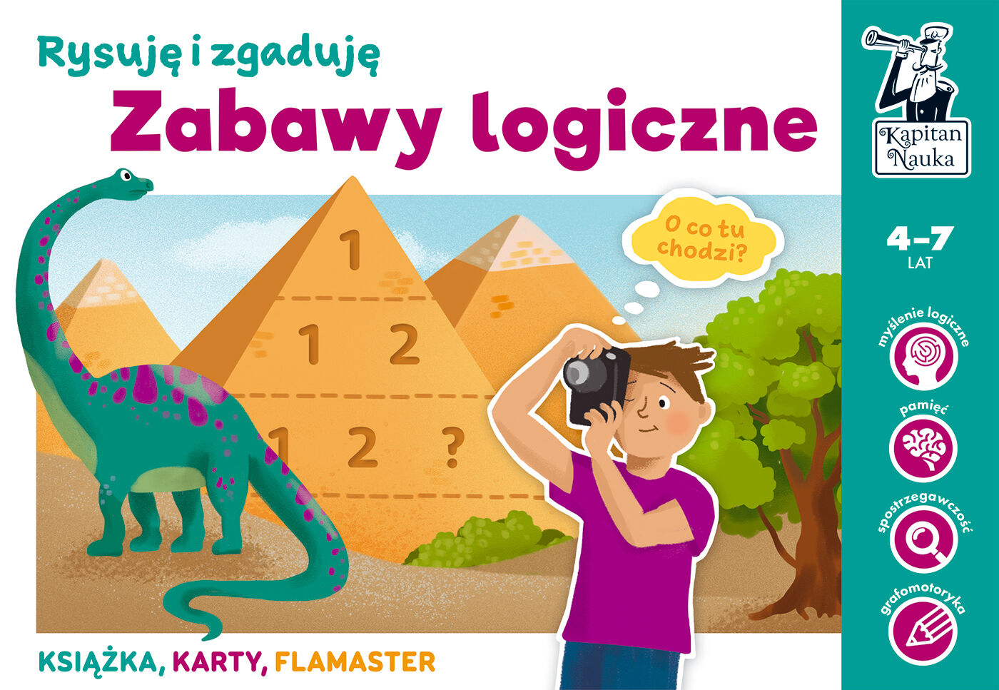 Zabawy logiczne. Rysuję i zgaduję. Kapitan Nauka