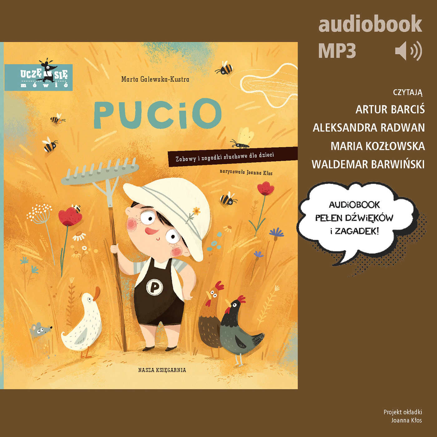 Pucio na wsi. Zabawy i zagadki słuchowe dla dzieci (audiobook MP3)
