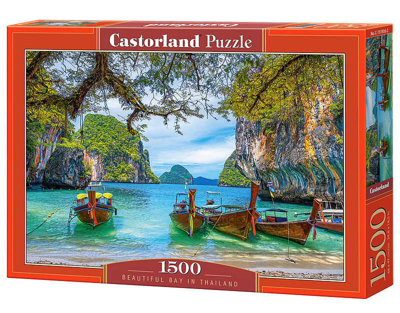 Puzzle 1500 piękna zatoka w tajlandii