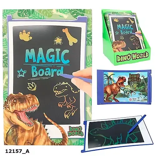 Magiczna tablica dino world z lcd 12157a