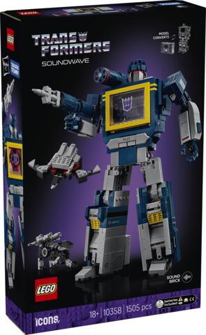LEGO Icons Transformers Soundwave 10358