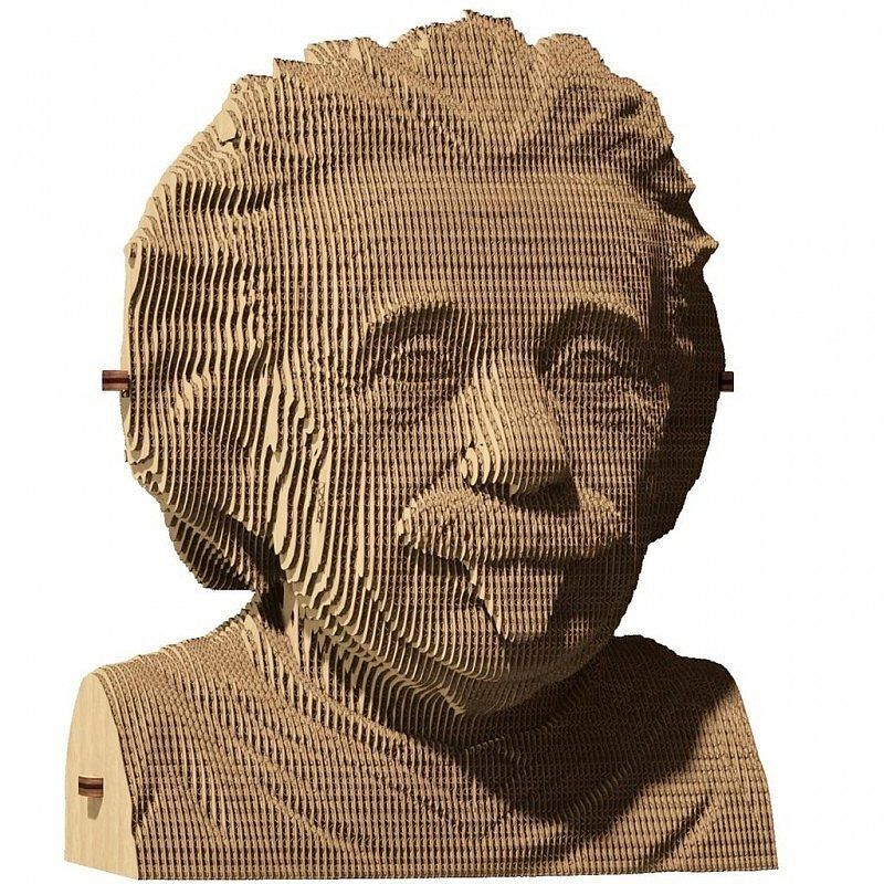 Puzzle 3d albert einstein cartonic