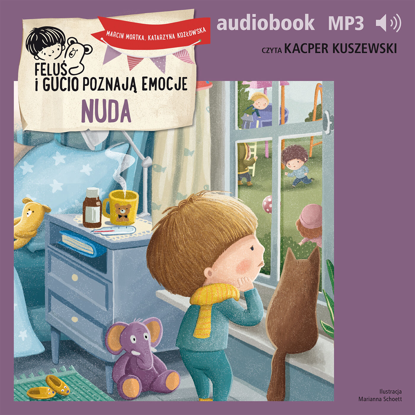 Feluś i Gucio poznają emocje. Nuda (audiobook MP3)