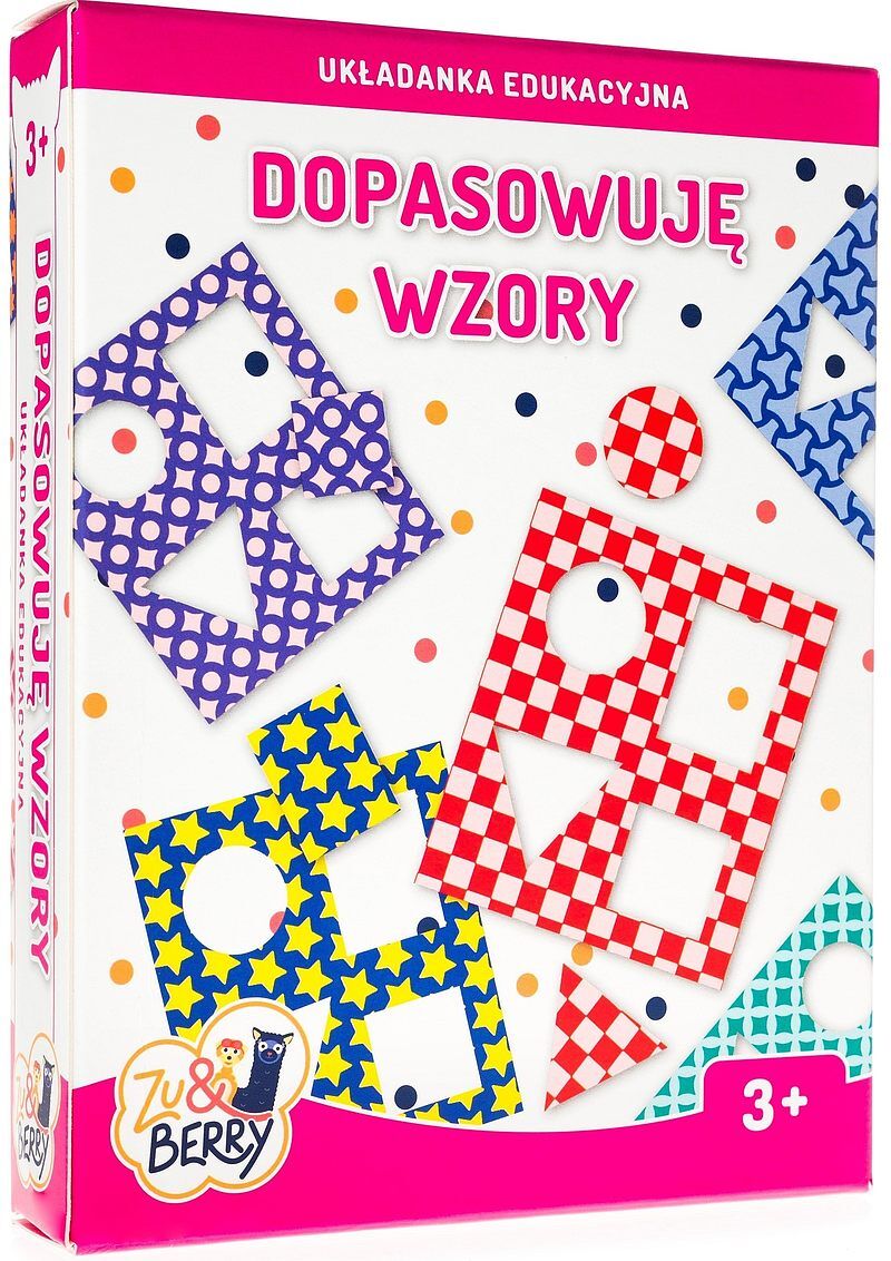 Gra dopasowuję wzory układanka edukacyjna