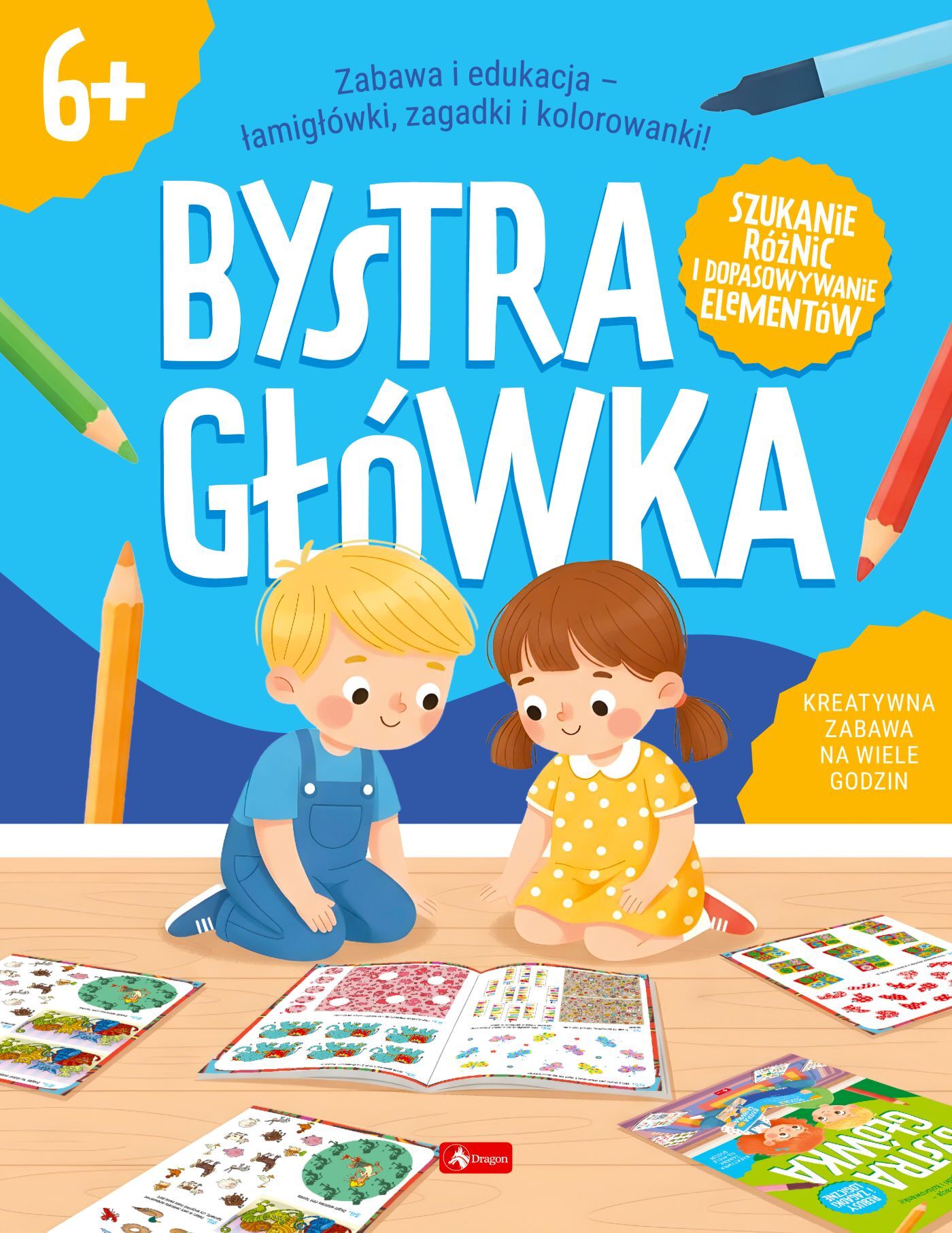 Rebusy i zagadki logiczne. Bystra Główka