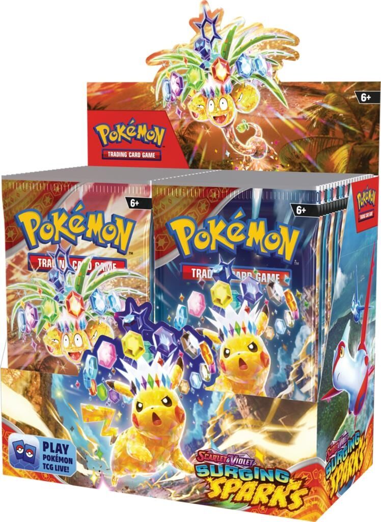 Pokemon TCG Scarlet and Violet Surging Sparks Booster 1szt. mix