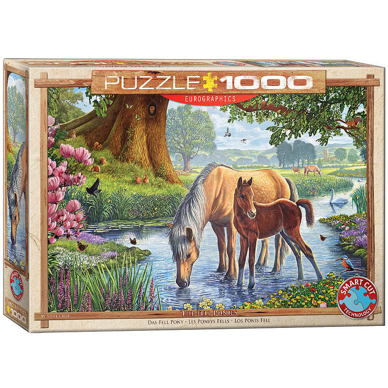 Puzzle 1000 dzikie koniki steve crisp 6000-0976