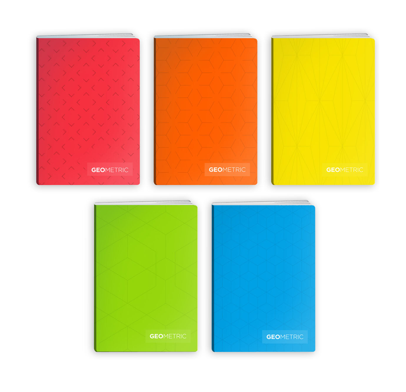 Paczka Zeszyt A4 60K linia GEOMETRIC pakiet 10 sztuk
