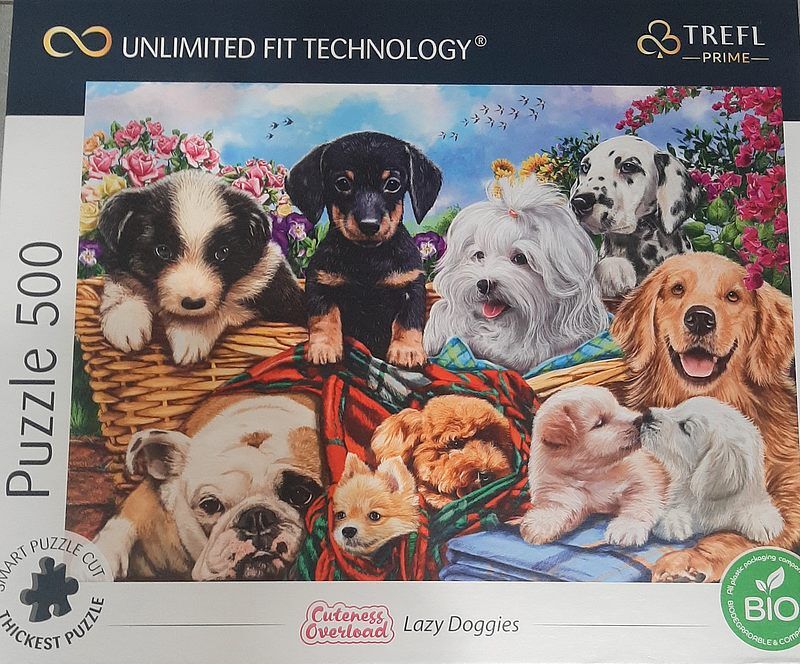 Puzzle 500 uft lazy doggies 37464