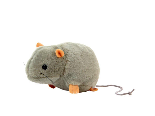 Maskotka ZOO Mysz szara 13cm