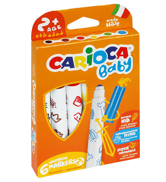 Pisaki carioca baby maxi 6 kolorów