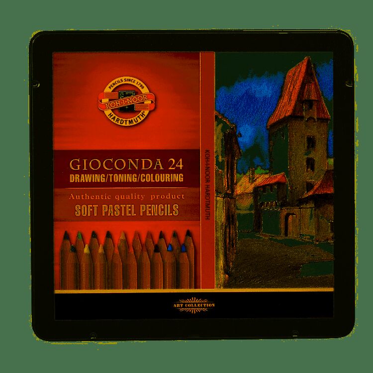 Pastele suche Koh-i-Noor 8828/24 gioconda kaseta metalowa hl