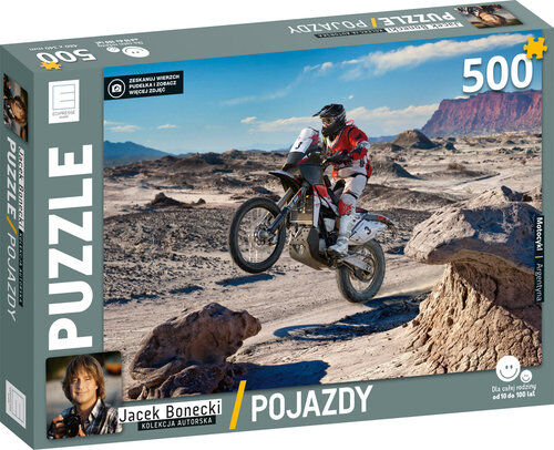 Puzzle Pojazdy - Motocykl 500