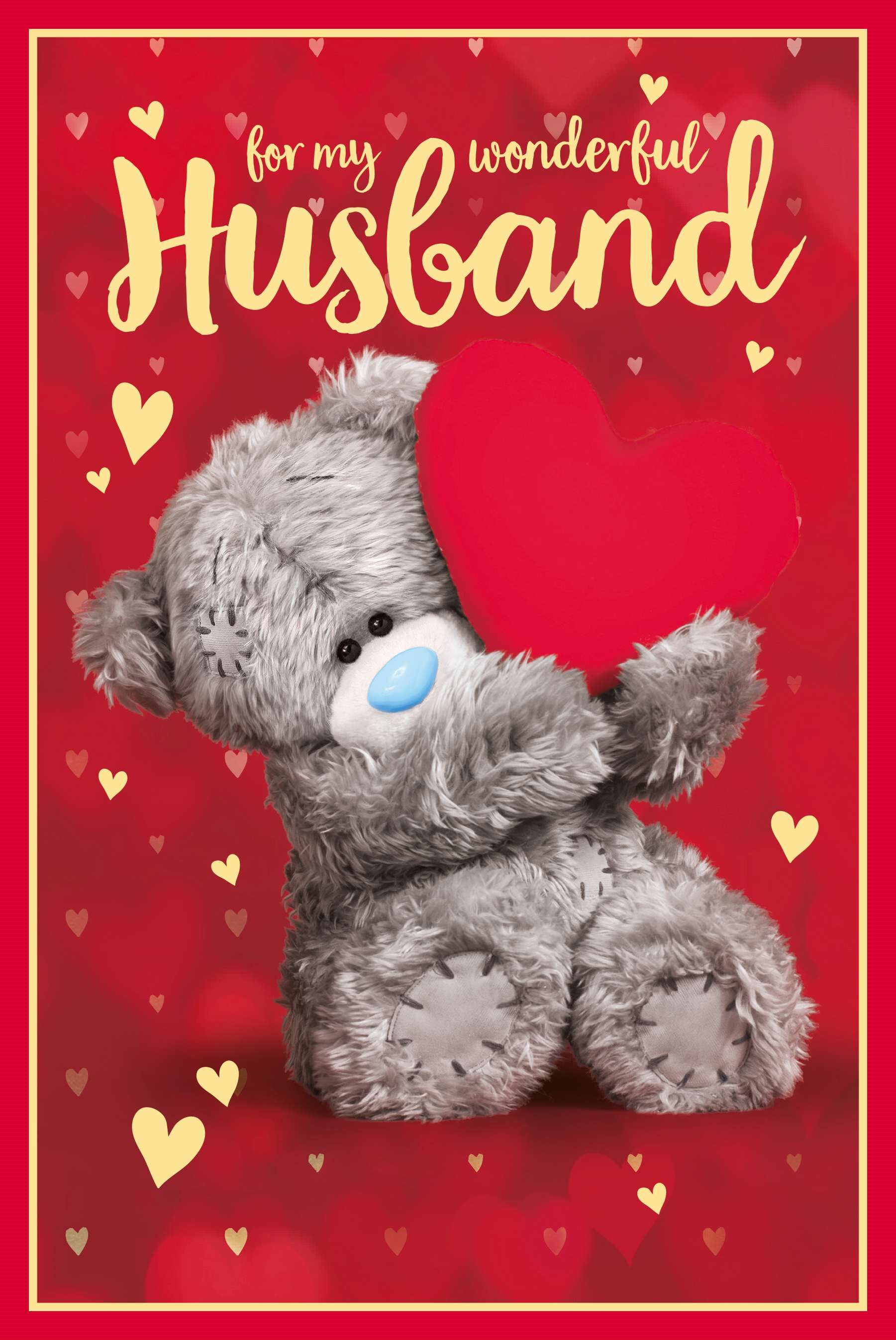 Karnet holograficzny 3D For my wonderful Husband
