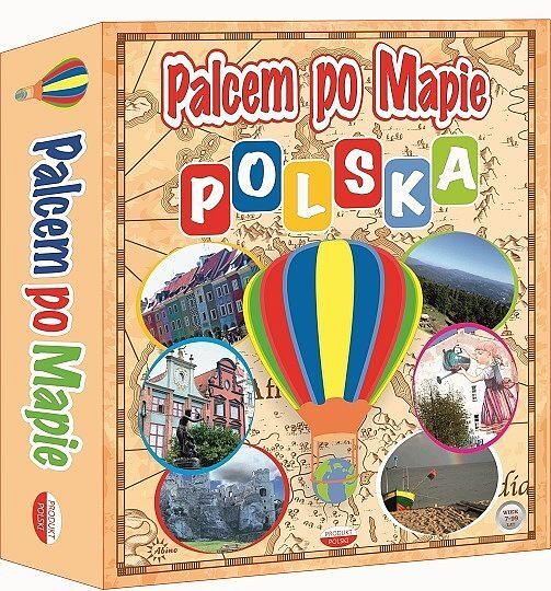 Gra palcem po mapie polska